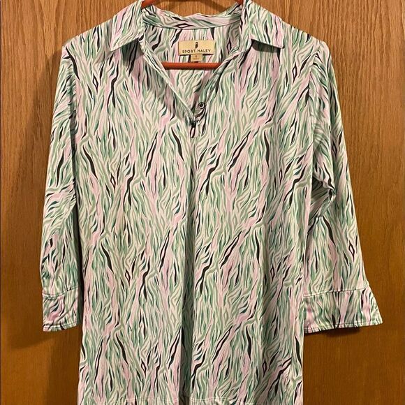 Sport Haley Soft Stretchy 3/4 Sleeve Womens Shirt, size S. (S55) - Picture 1 of 6